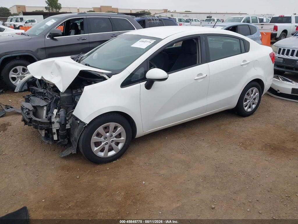 KNADM4A3XD6308377 2013 KIA RIO photo no. 2