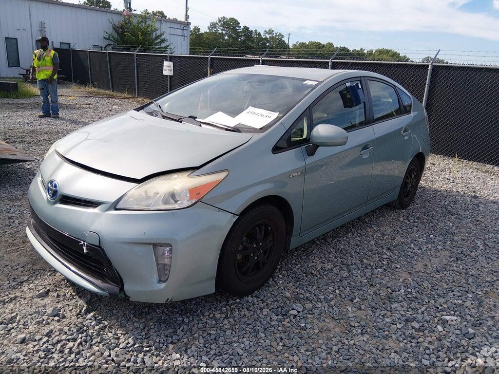 JTDKN3DU6D5544083 2013 TOYOTA PRIUS photo no. 2