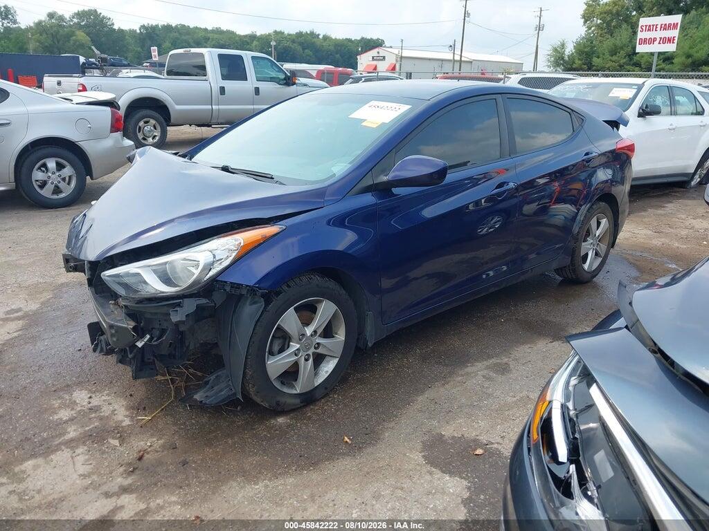 5NPDH4AE2DH412182 2013 HYUNDAI ELANTRA photo no. 2