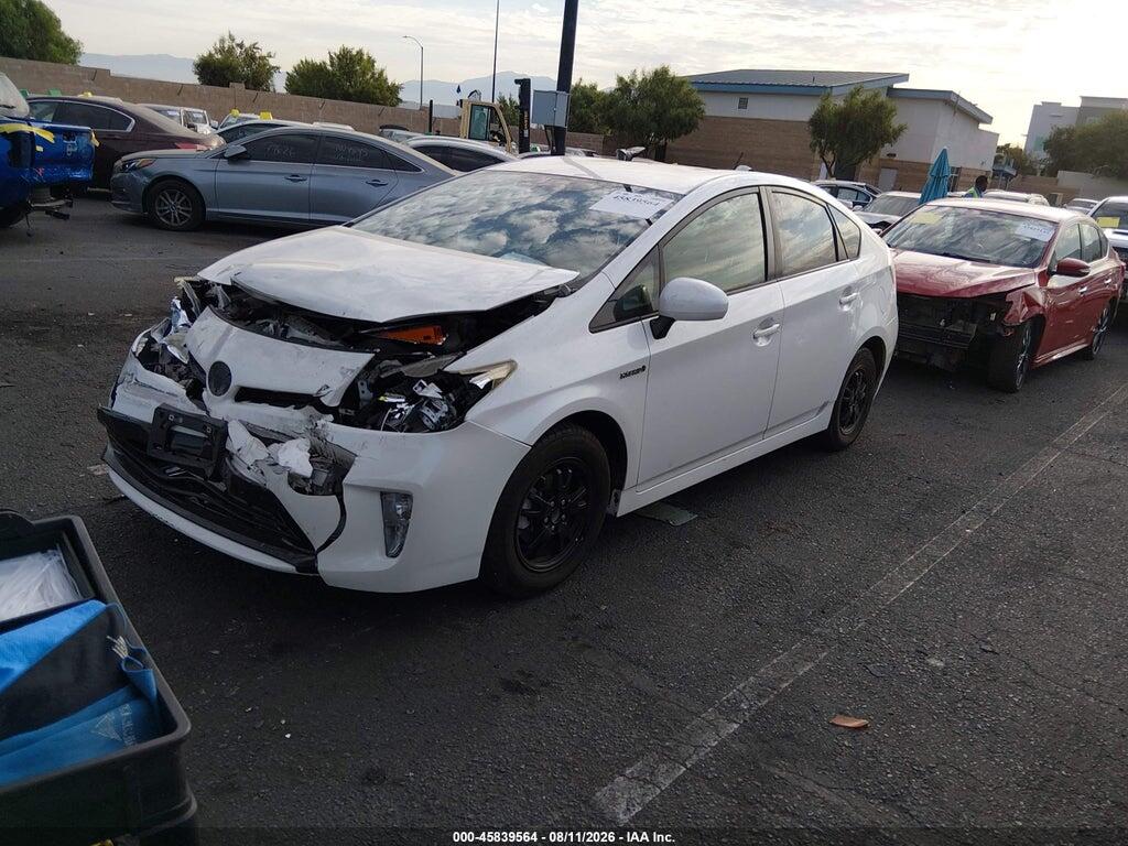 JTDKN3DU0D5621174 2013 TOYOTA PRIUS photo no. 2