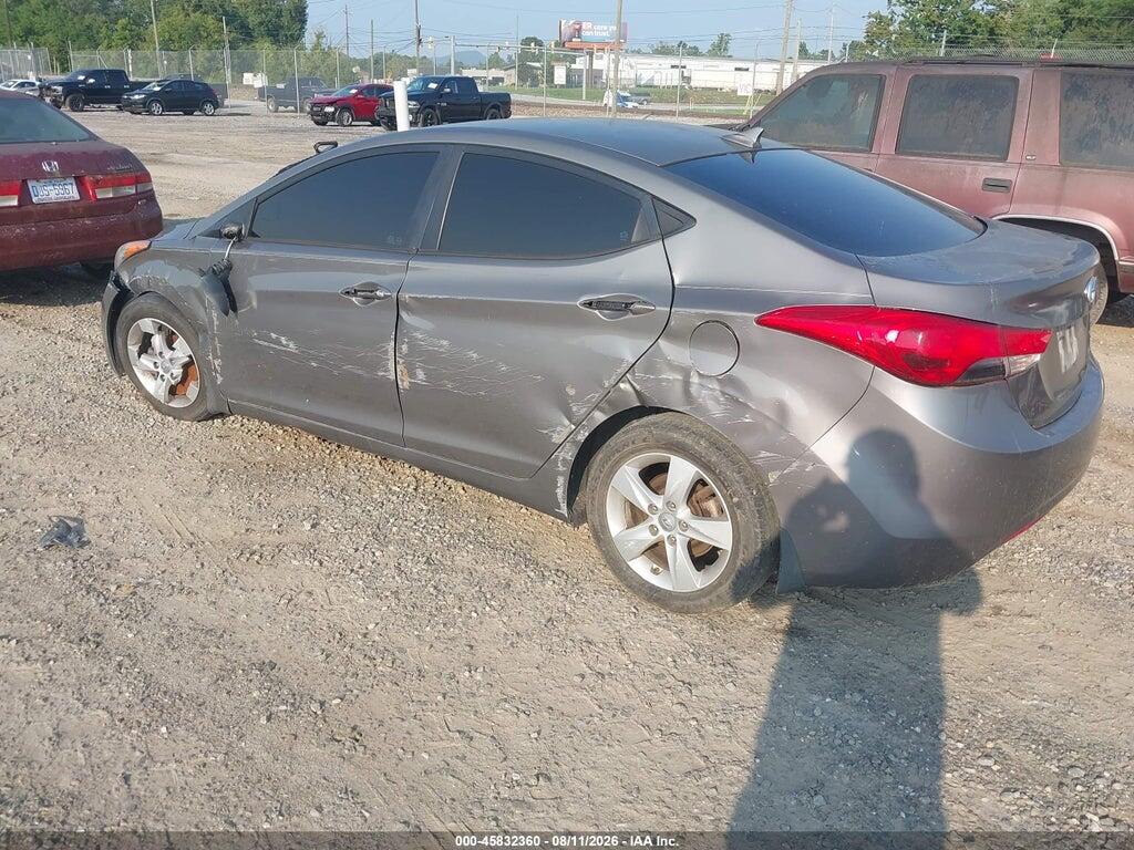 5NPDH4AE4DH435320 2013 HYUNDAI ELANTRA photo no. 3