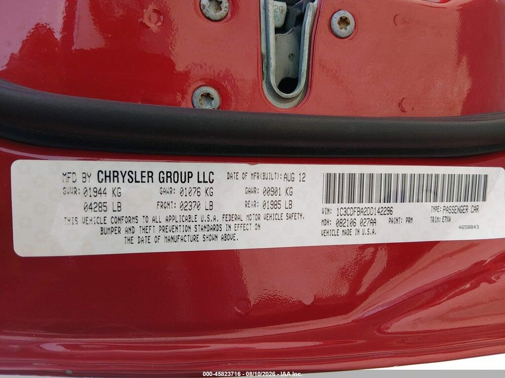 1C3CDFBA2DD142296 2013 DODGE DART photo no. 9
