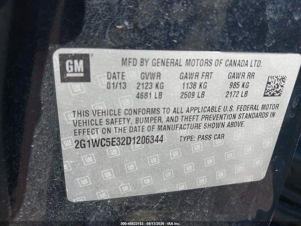 2G1WC5E32D1206344 2013 CHEVROLET IMPALA photo no. 9