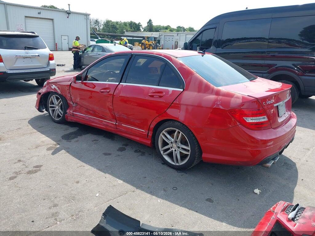 WDDGF8AB3DG124987 2013 MERCEDES-BENZ C 300 photo no. 3