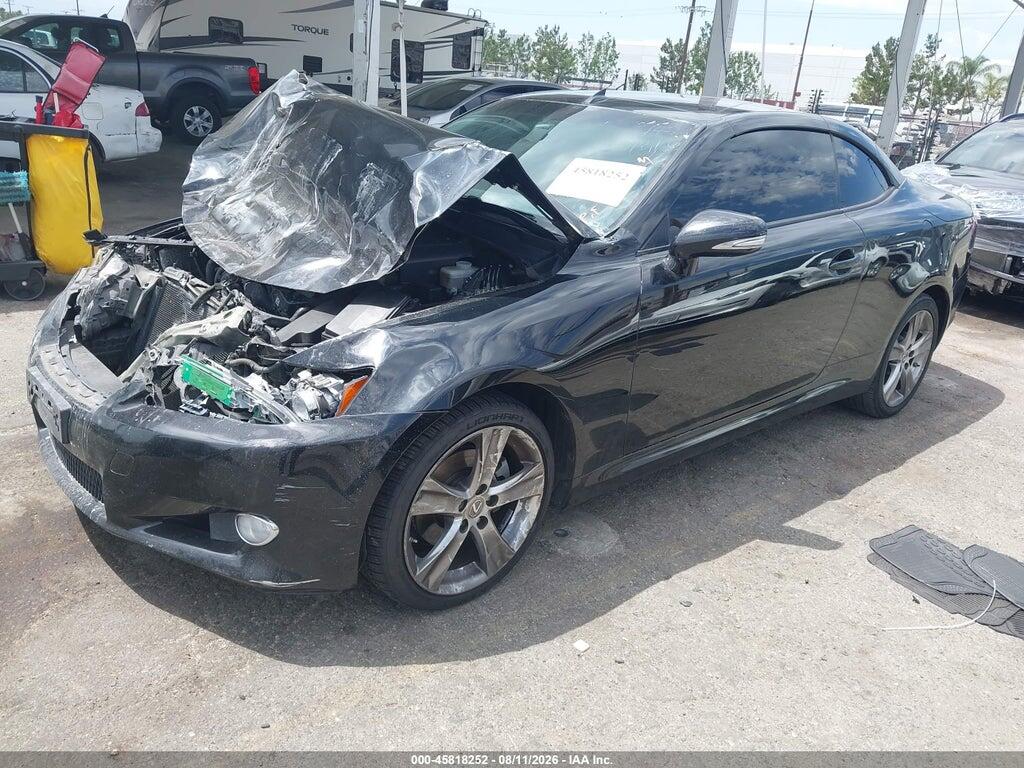 JTHFF2C28D2527570 2013 LEXUS IS 250C photo no. 2
