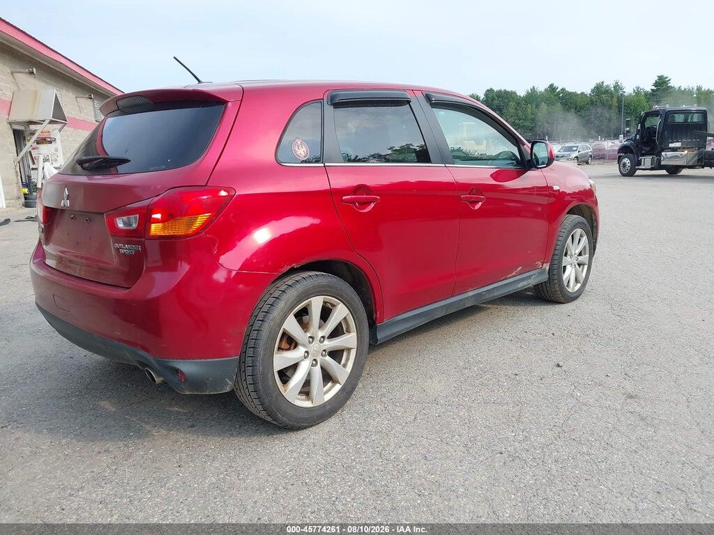 4A4AR4AU0DE015053 2013 MITSUBISHI OUTLANDER SPORT photo no. 4