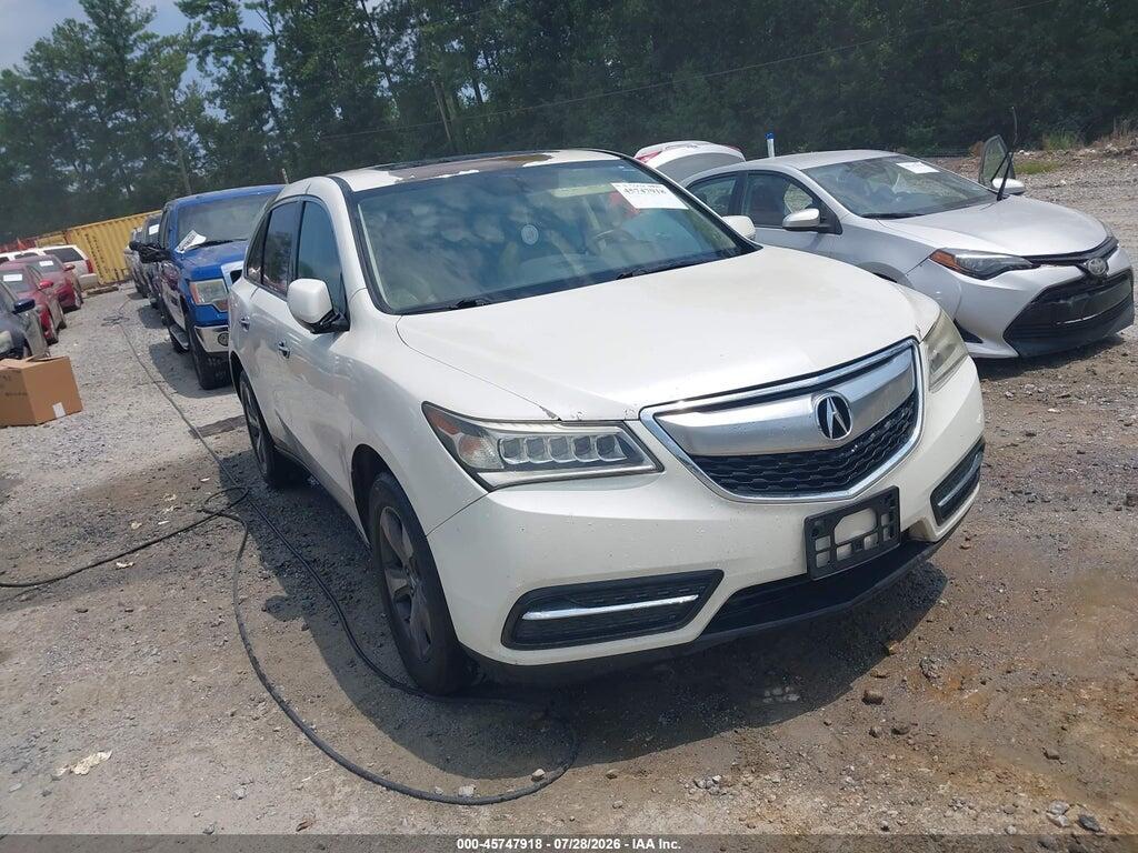 5FRYD3H2XEB007432 2014 ACURA MDX photo no. 1