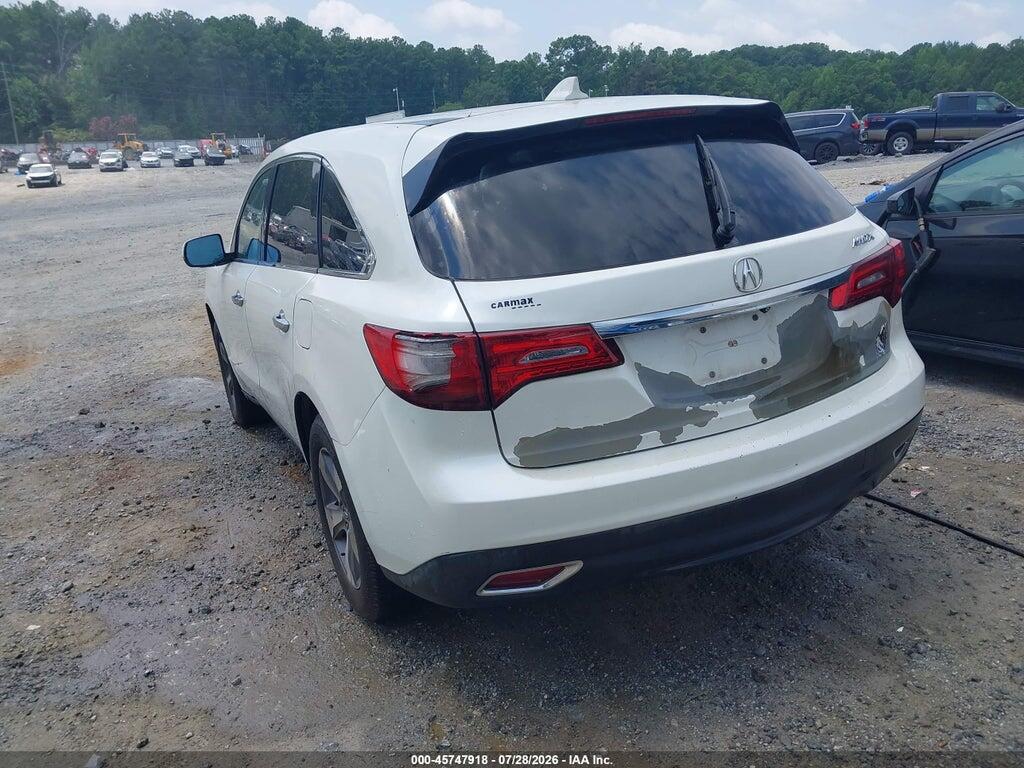 5FRYD3H2XEB007432 2014 ACURA MDX photo no. 3