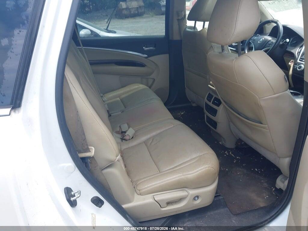 5FRYD3H2XEB007432 2014 ACURA MDX photo no. 8