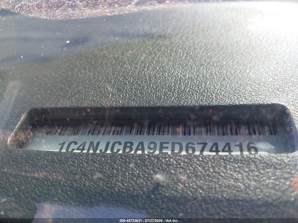 1C4NJCBA9ED674416 2014 JEEP COMPASS photo no. 9