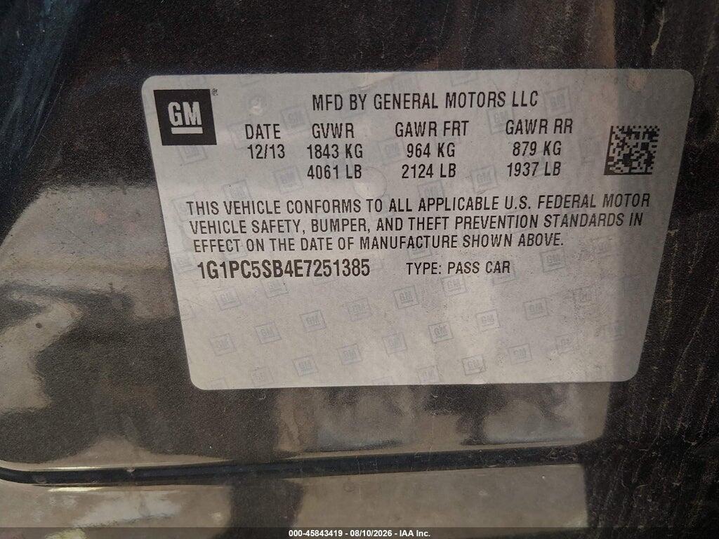 1G1PC5SB4E7251385 2014 CHEVROLET CRUZE photo no. 9