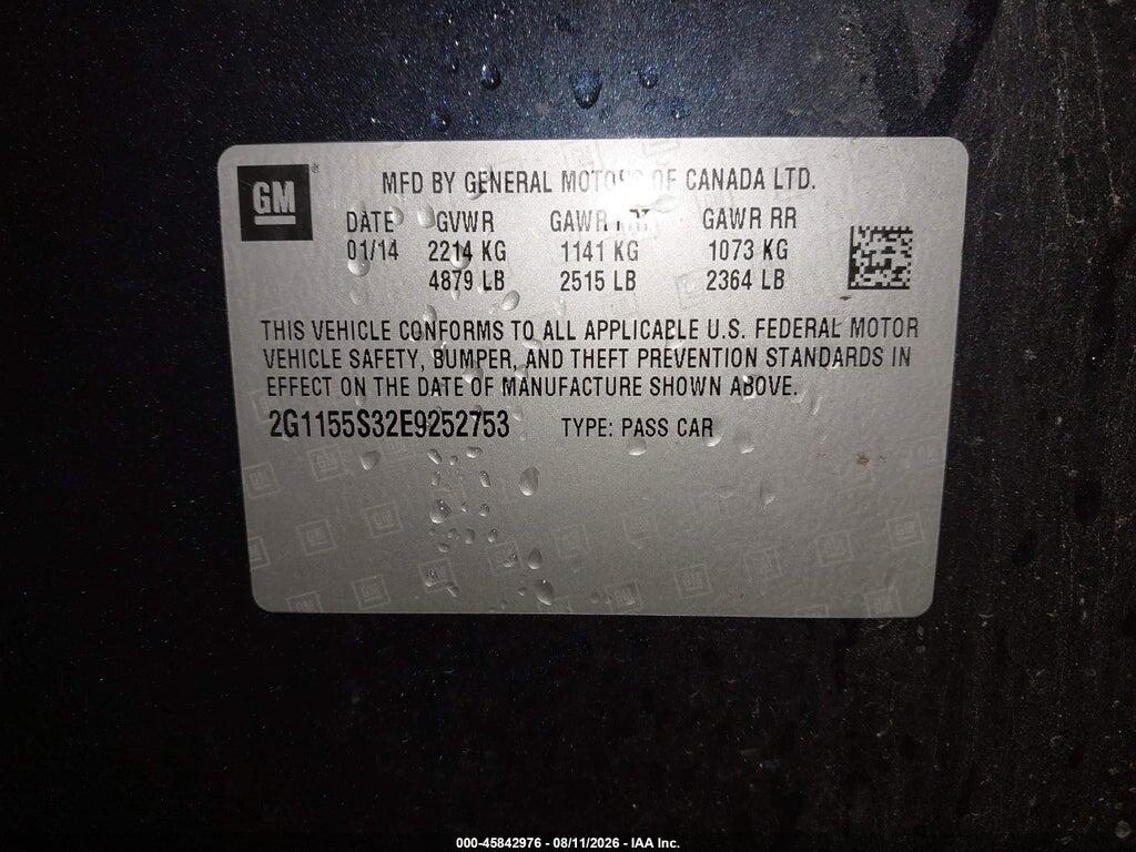 2G1155S32E9252753 2014 CHEVROLET IMPALA photo no. 9