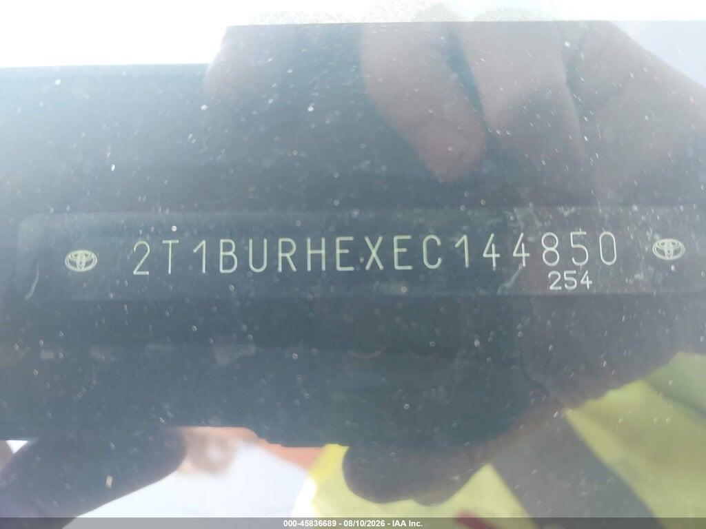 2T1BURHEXEC144850 2014 TOYOTA COROLLA photo no. 9