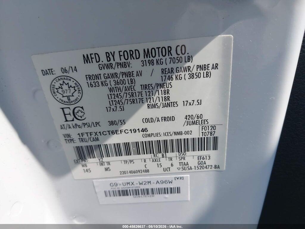 1FTFX1CT6EFC19146 2014 FORD F-150 photo no. 4