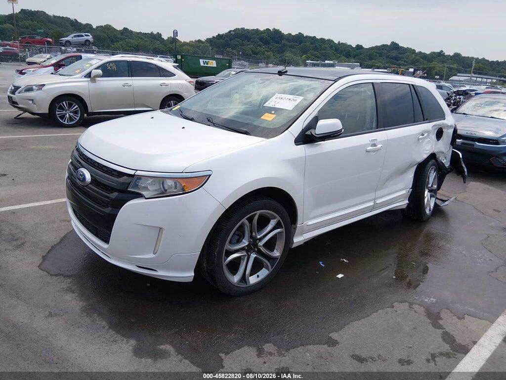 2FMDK4AK6EBB54149 2014 FORD EDGE photo no. 2