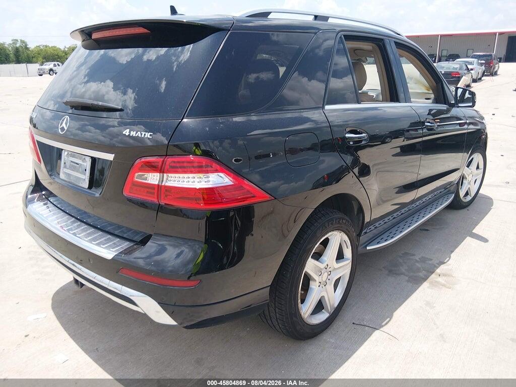 4JGDA5HB6EA310152 2014 MERCEDES-BENZ ML 350 photo no. 4