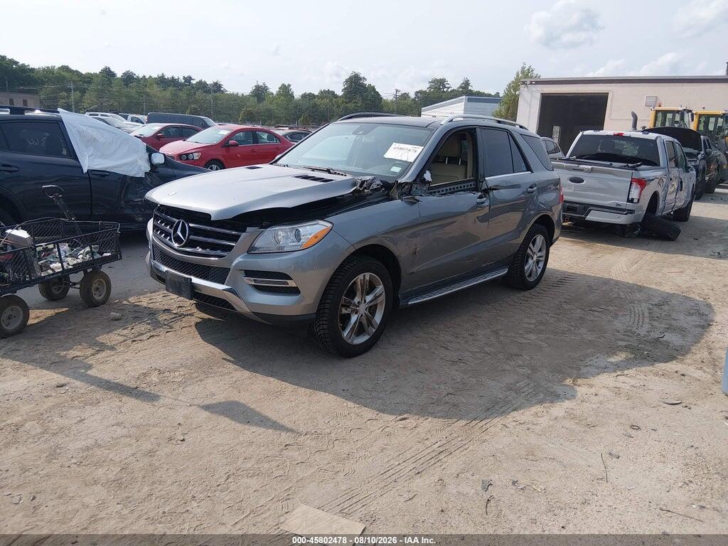 4JGDA5HBXEA276068 2014 MERCEDES-BENZ ML 350 photo no. 2
