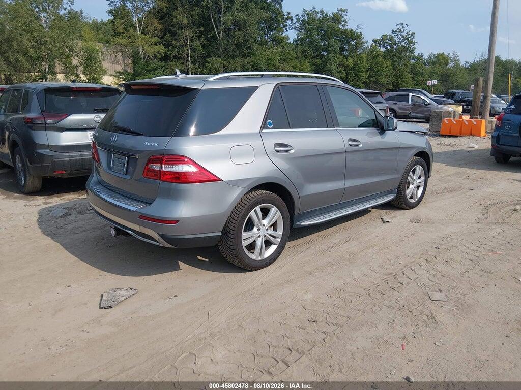 4JGDA5HBXEA276068 2014 MERCEDES-BENZ ML 350 photo no. 4
