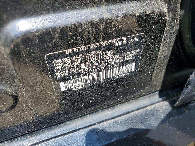 JF1VA2M63G9807864 2016 SUBARU WRX photo no. 12
