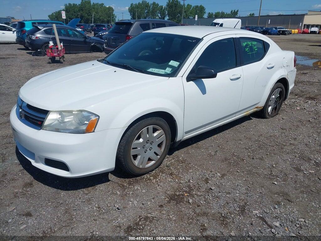 1C3CDZAB9EN221701 2014 DODGE AVENGER photo no. 2