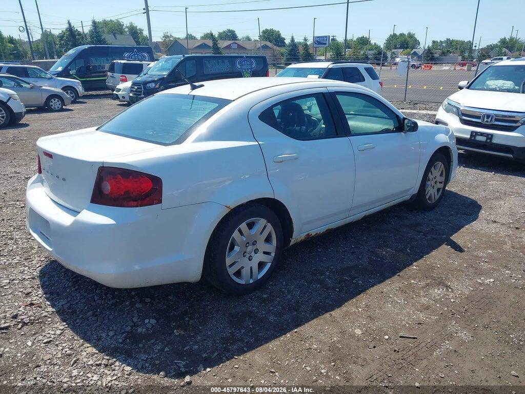 1C3CDZAB9EN221701 2014 DODGE AVENGER photo no. 4