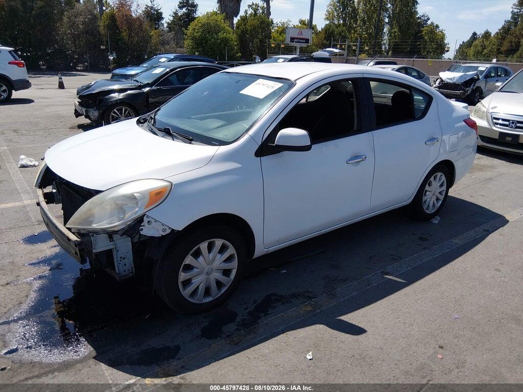 3N1CN7AP3EL825837 2014 NISSAN VERSA photo no. 2