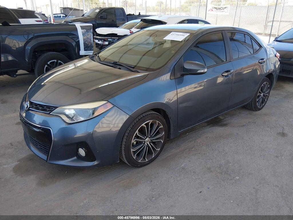 5YFBURHE5EP005726 2014 TOYOTA COROLLA photo no. 2