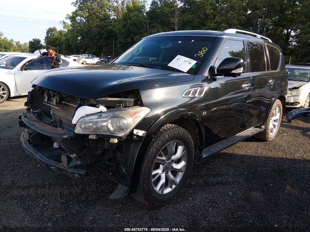 JN8AZ2NEXE9063351 2014 INFINITI QX80 photo no. 2