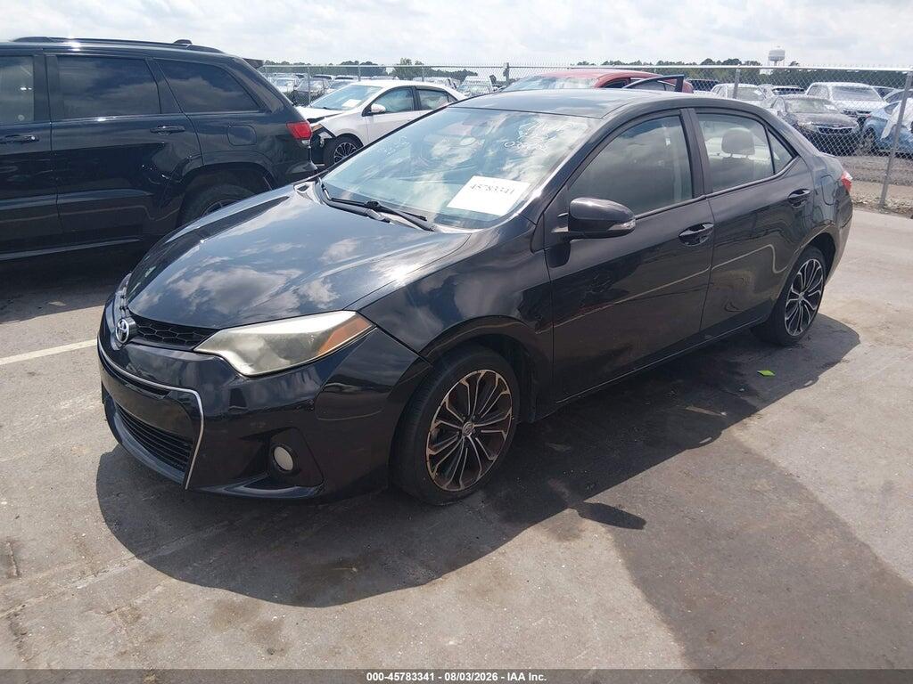 5YFBURHE9EP038602 2014 TOYOTA COROLLA photo no. 2
