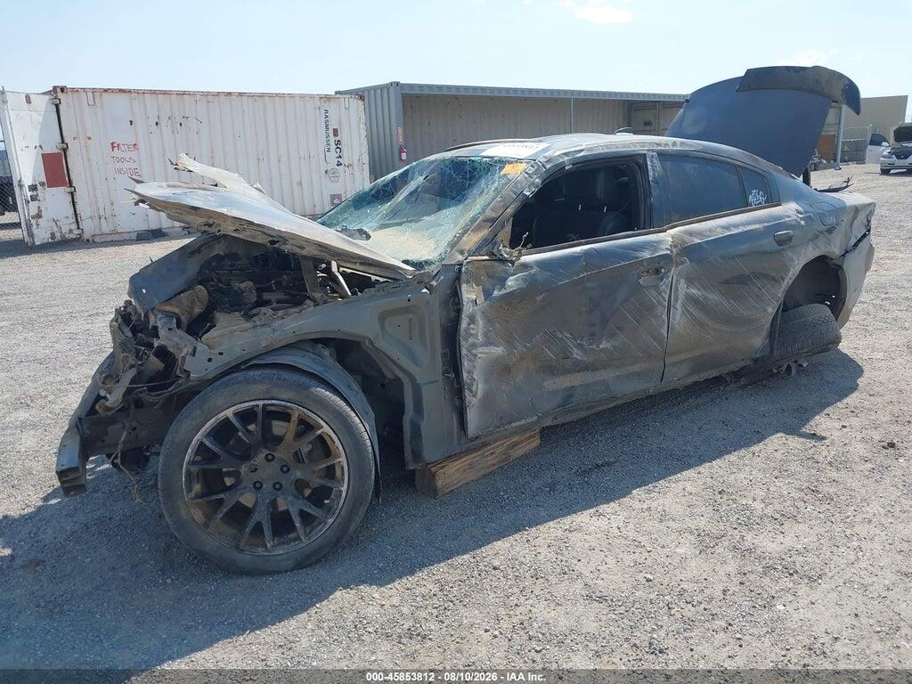 2C3CDXCT0FH907176 2015 DODGE CHARGER photo no. 2