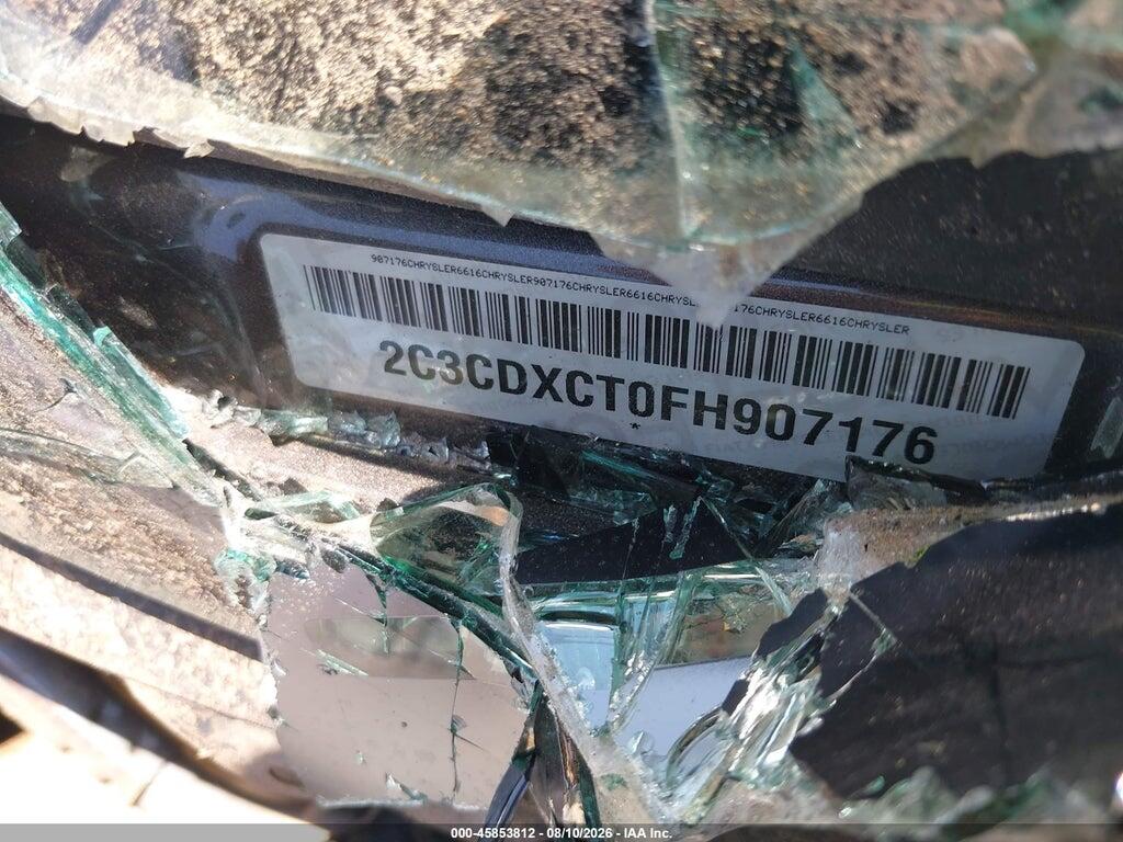 2C3CDXCT0FH907176 2015 DODGE CHARGER photo no. 9
