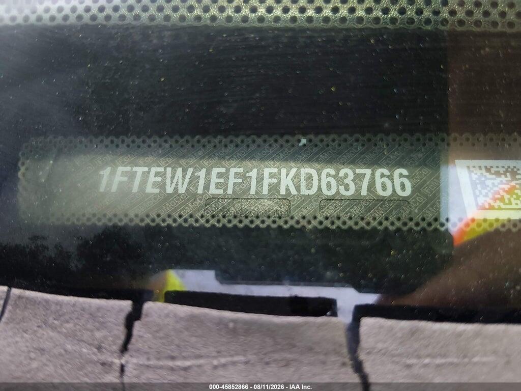 1FTEW1EF1FKD63766 2015 FORD F-150 photo no. 9