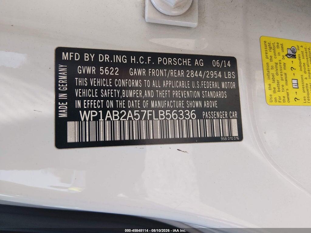 WP1AB2A57FLB56336 2015 PORSCHE MACAN photo no. 9