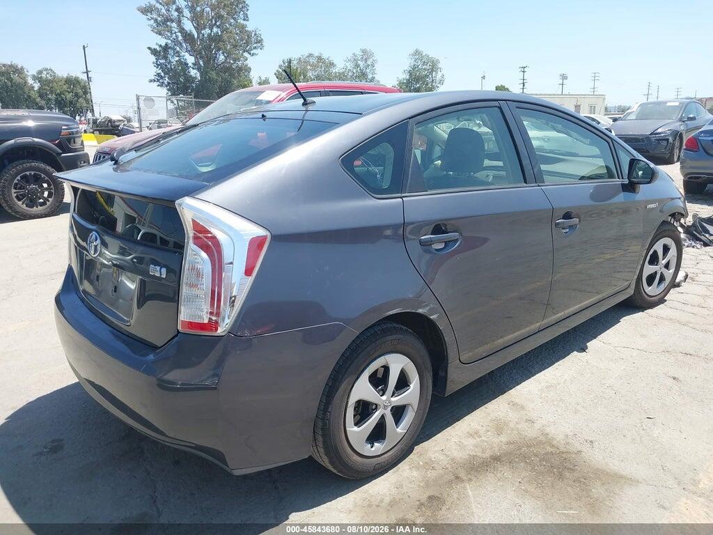 JTDKN3DU5F2000758 2015 TOYOTA PRIUS photo no. 4