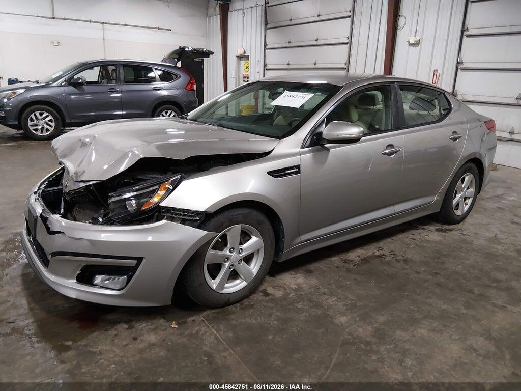 KNAGM4A74F5556004 2015 KIA OPTIMA photo no. 2