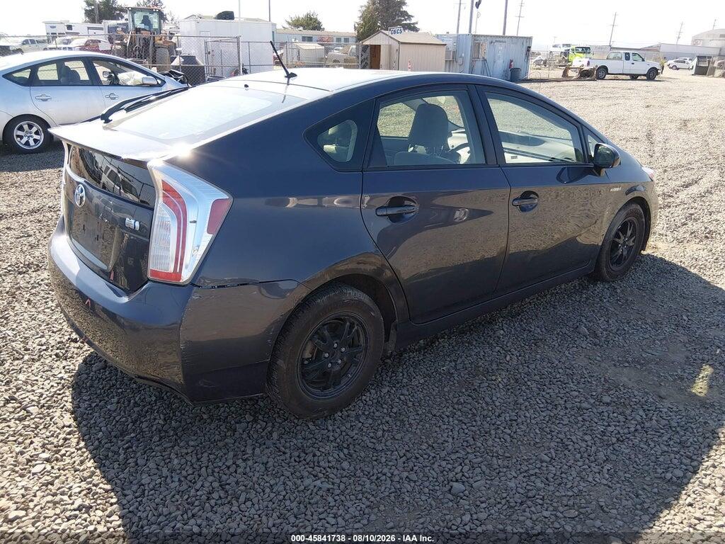 JTDKN3DUXF1933688 2015 TOYOTA PRIUS photo no. 4