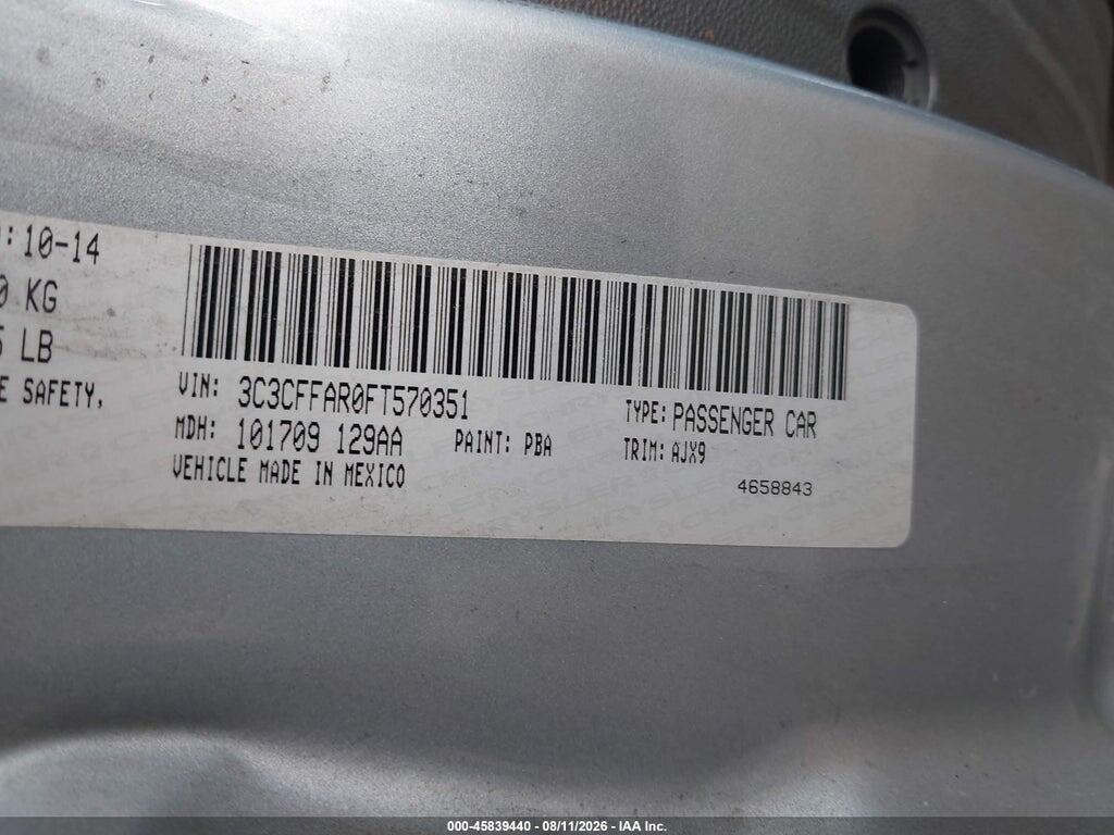 3C3CFFAR0FT570351 2015 FIAT 500 photo no. 9