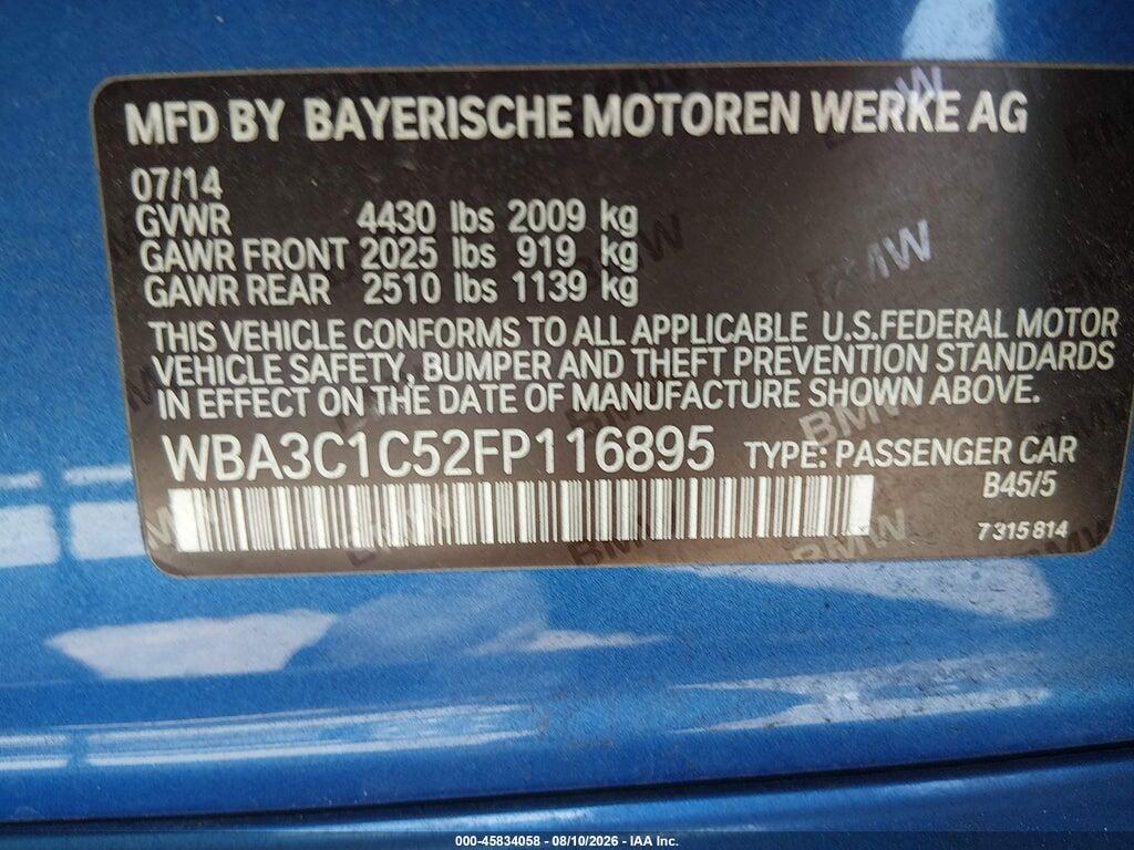 WBA3C1C52FP116895 2015 BMW 328I photo no. 9