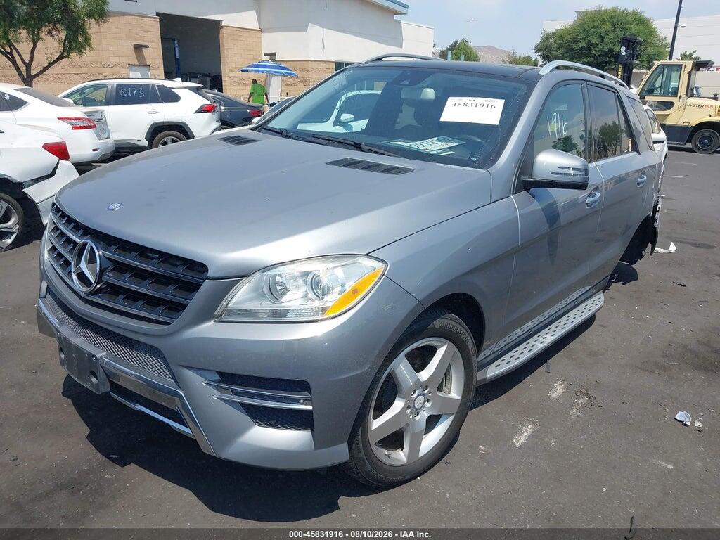 4JGDA5JB8FA441501 2015 MERCEDES-BENZ ML 350 photo no. 2