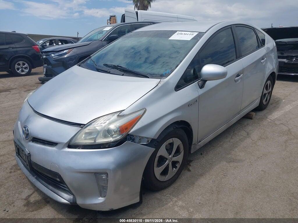 JTDKN3DU4F0445469 2015 TOYOTA PRIUS photo no. 2