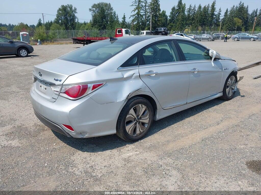 KMHEC4A47FA129616 2015 HYUNDAI SONATA HYBRID photo no. 4