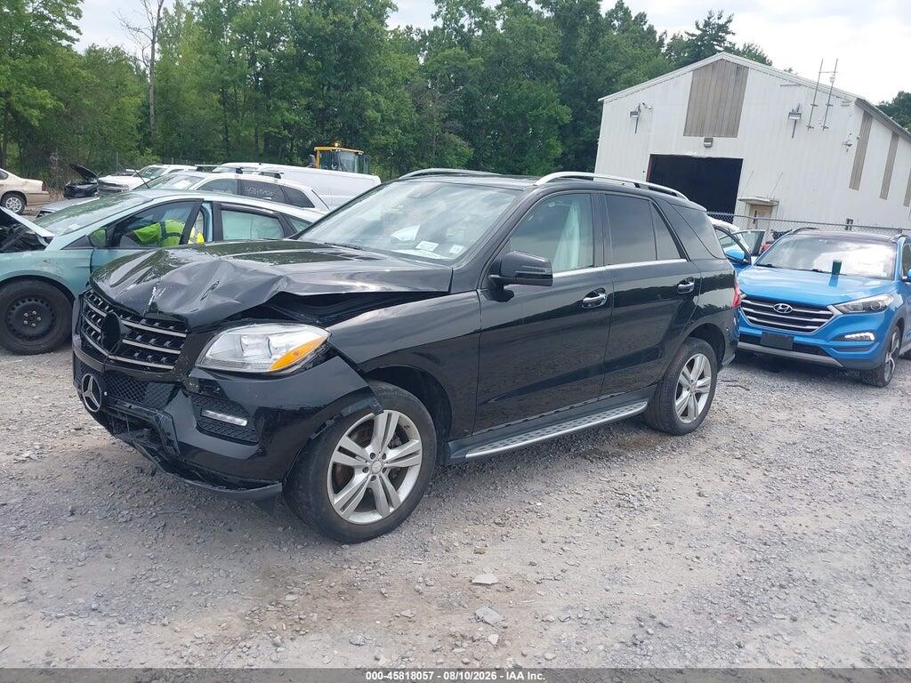 4JGDA5HB1FA587261 2015 MERCEDES-BENZ ML 350 photo no. 2