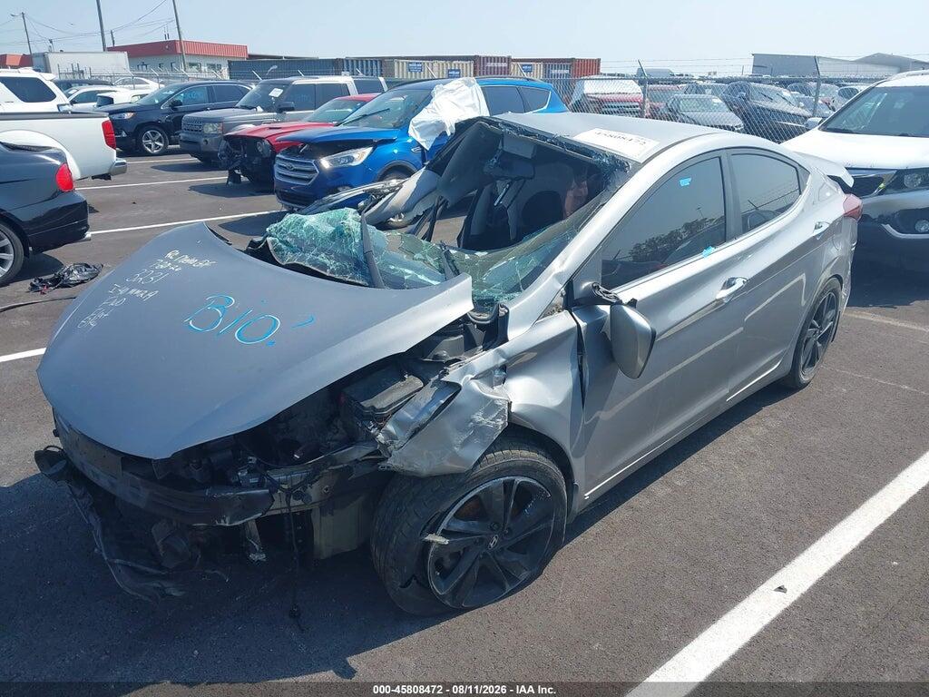 KMHDH4AE5FU353231 2015 HYUNDAI ELANTRA photo no. 2