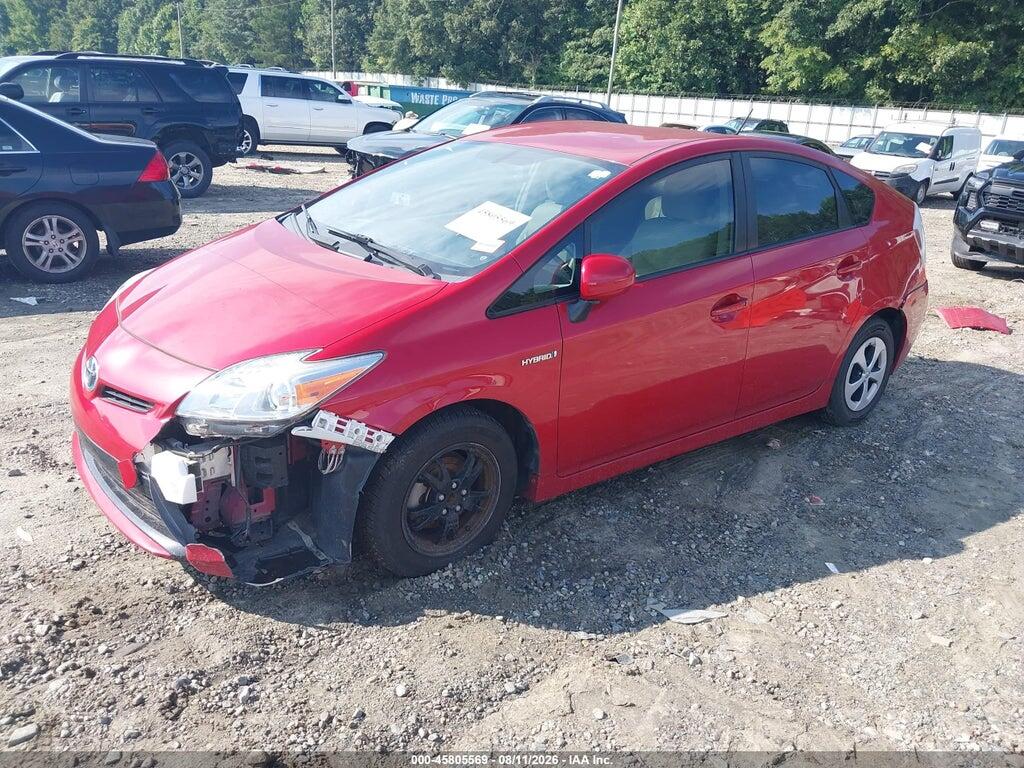 JTDKN3DU9F0469248 2015 TOYOTA PRIUS photo no. 2