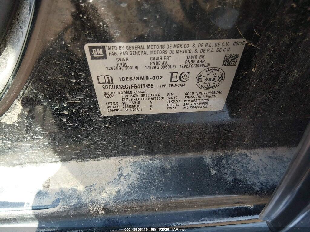 3GCUKSEC7FG418456 2015 CHEVROLET SILVERADO 1500 photo no. 9