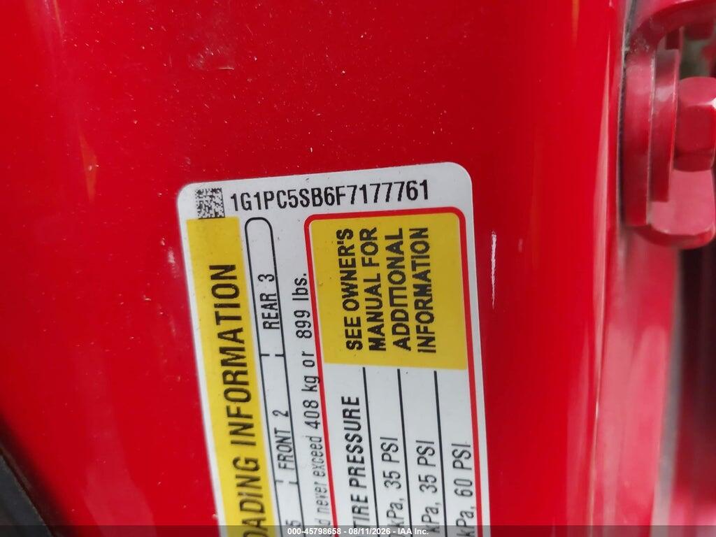1G1PC5SB6F7177761 2015 CHEVROLET CRUZE photo no. 9