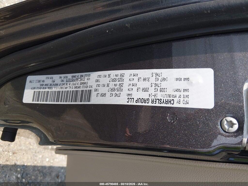 2C4RC1BG7FR572275 2015 CHRYSLER TOWN & COUNTRY photo no. 9