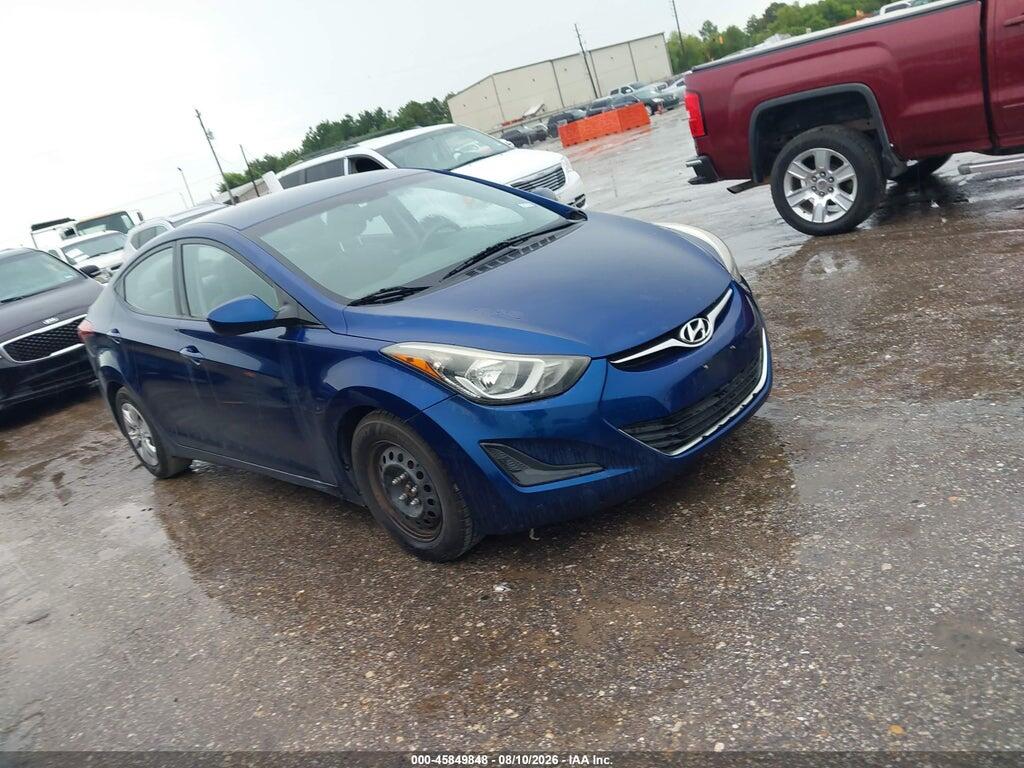 5NPDH4AE1GH789722 2016 HYUNDAI ELANTRA photo no. 1