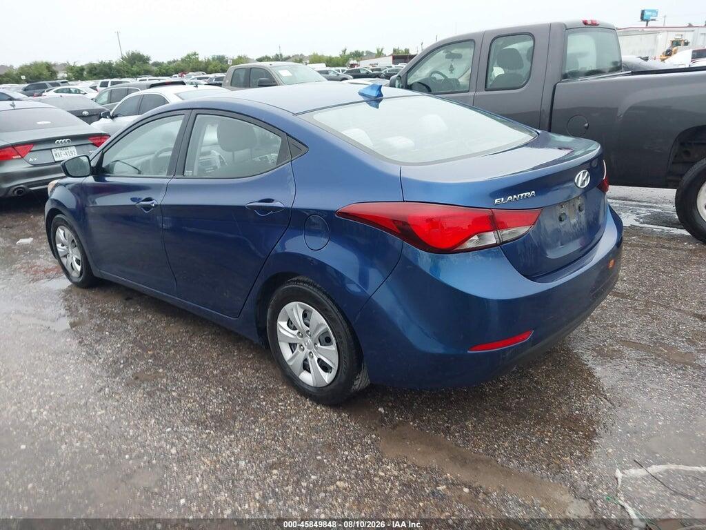 5NPDH4AE1GH789722 2016 HYUNDAI ELANTRA photo no. 3
