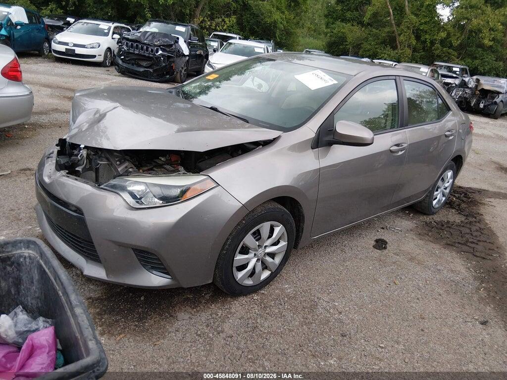 5YFBURHE7GP411316 2016 TOYOTA COROLLA photo no. 2